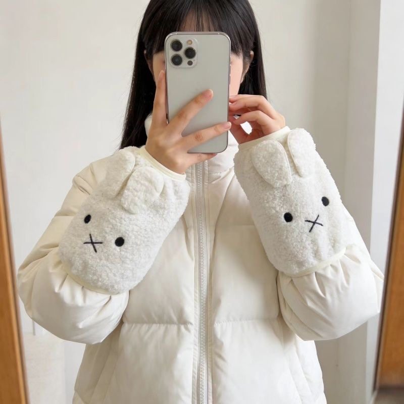 新款秋冬毛绒米菲兔袖套白色羽绒服护袖工作学习学生保暖套袖,服饰配件/皮带/帽子/围巾,防晒袖套,淘宝优惠券,粉丝福利购,淘宝优惠卷