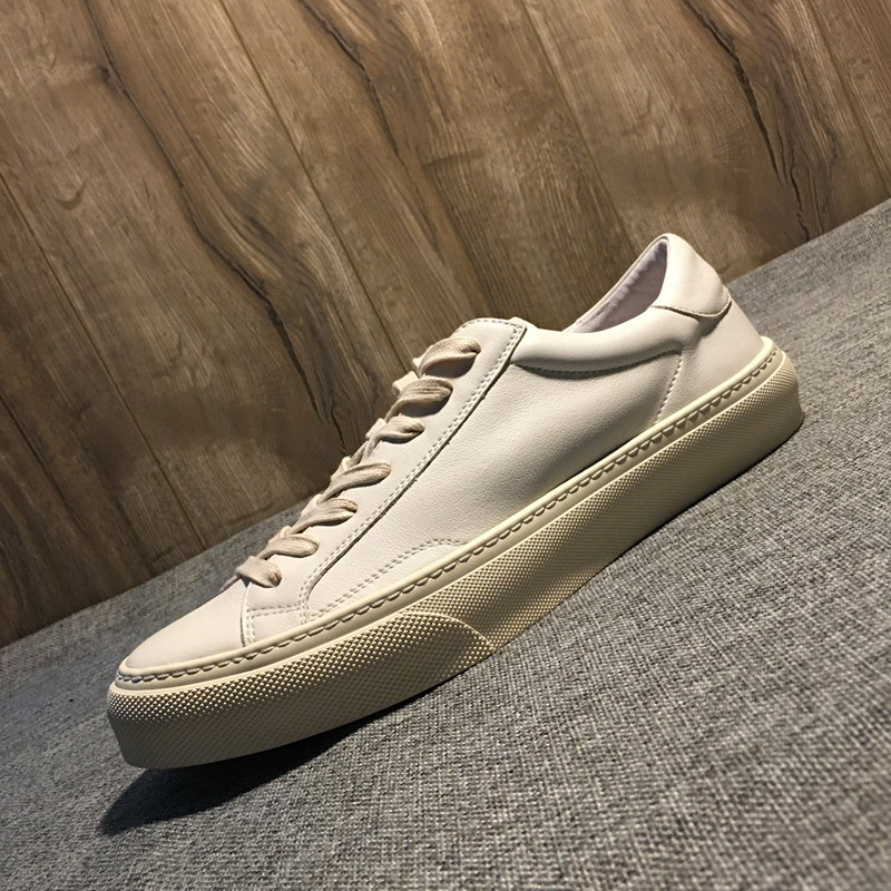 QHCCID夏季透气平底小白鞋男