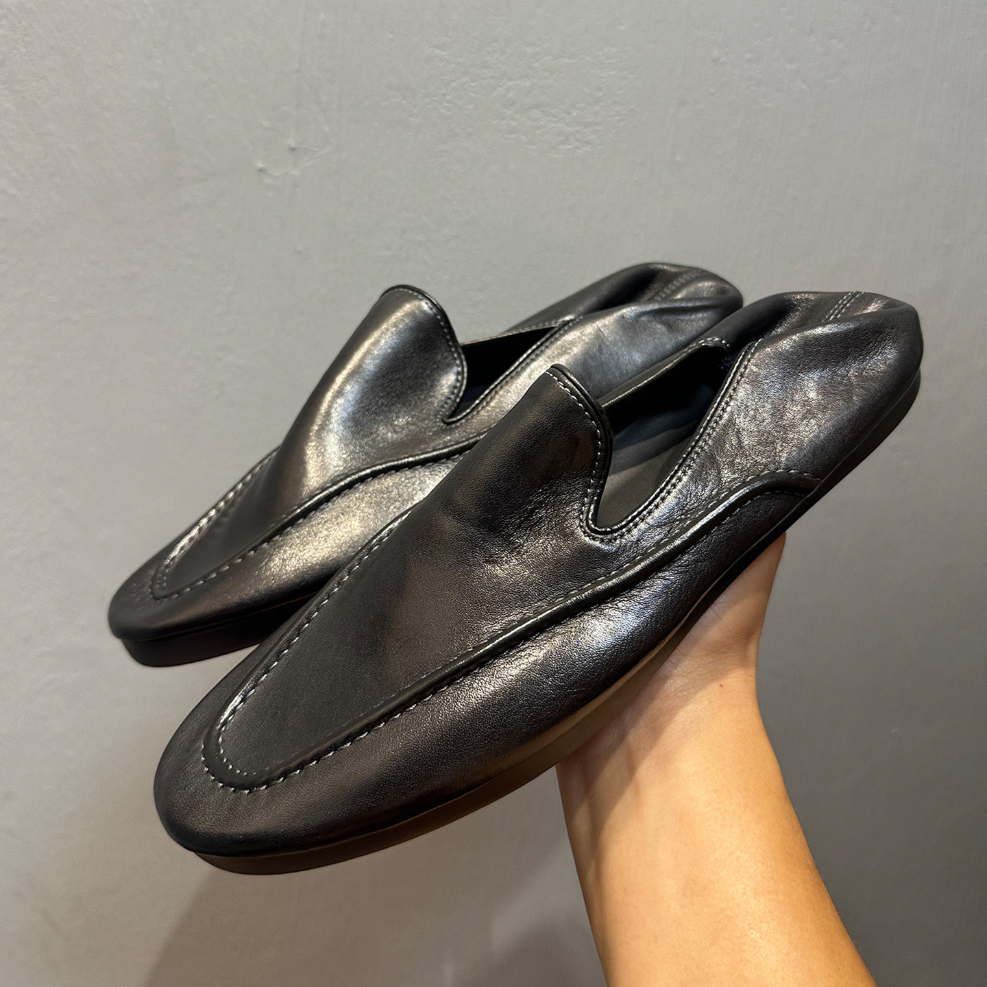 马皮豆豆鞋2025秋新款耐磨平底休闲鞋一脚蹬懒人鞋复古超火乐福鞋,流行男鞋,乐福鞋（豆豆鞋）,淘宝优惠券,粉丝福利购,淘宝优惠卷