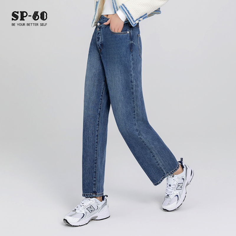 sp68直筒牛仔裤2023年冬季新款