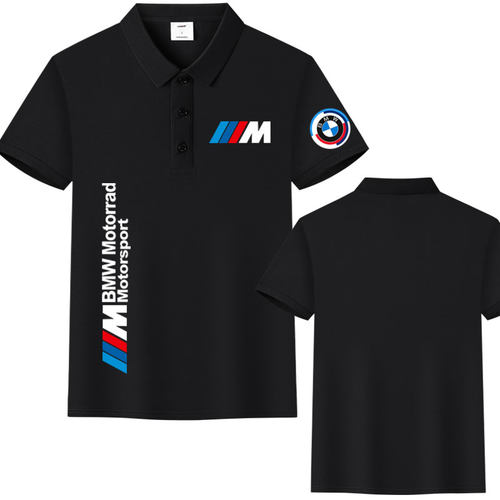 BMW宝马MPOWER部门性能汽车冰丝棉休闲POLO衫短袖t恤男定制车队服