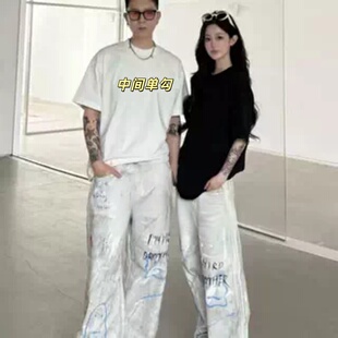 T恤男女同款 刺绣休闲百搭短袖 新款 夏季