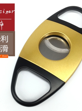 雪茄刀不锈钢雪茄剪刀锋利双刃加厚雪茄剪套装烟刀包邮