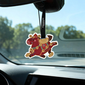 肆季 车载香薰新年礼物香卡车载挂件车内香薰持久淡香 马年限定