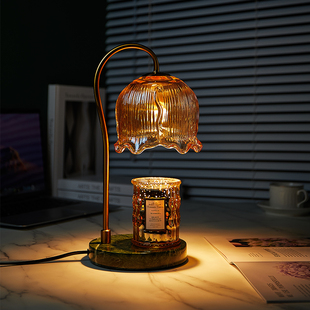 肆季 无火香薰融蜡灯香薰蜡烛持久卧室内白茶香氛家用室内生日礼物