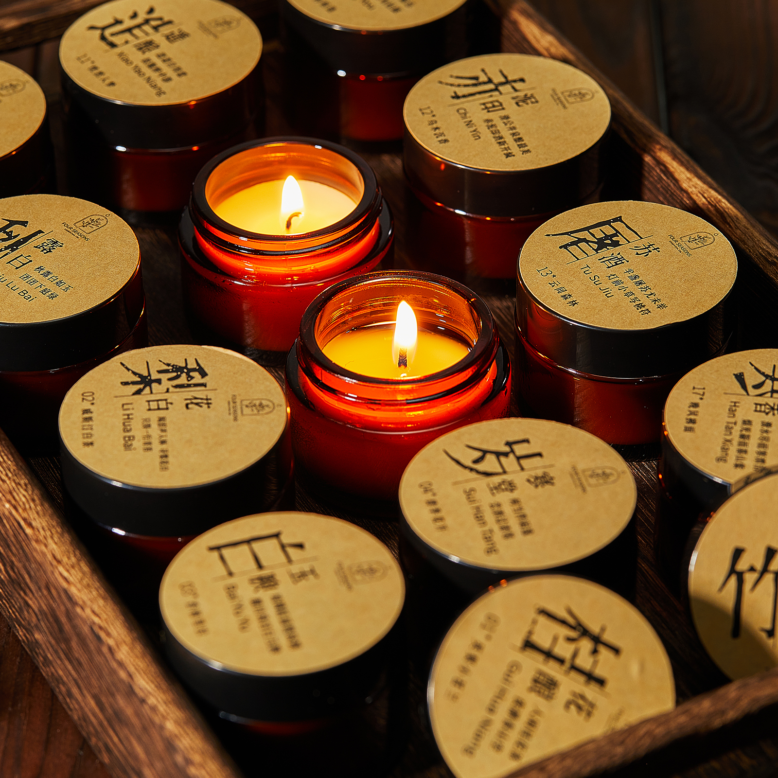 香薰蜡烛安神助眠持久家用礼盒