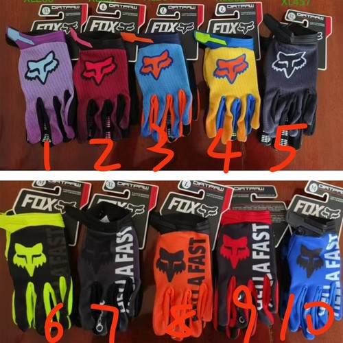特价捡漏fox骑行男女摩托车自行车春夏透气户外运动手套掌心加厚