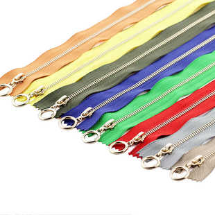 3号金属拉链闭尾纯铜齿拉链条包包裤子短裙子靴子衣服拉锁配件