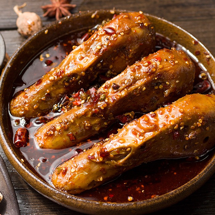 冷吃系列麻辣鸭头即食卤味