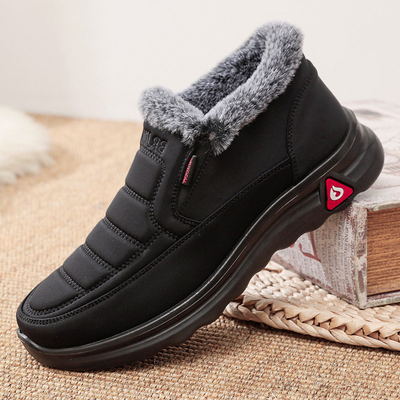冬季老人棉鞋老北京布鞋防滑爸爸鞋加绒加厚保暖爷爷棉靴男款防水,流行男鞋,棉鞋,淘宝优惠券,粉丝福利购,淘宝优惠卷