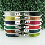 Медные импортные шелковые нитки, металлический медный серебряный золотой аксессуар ручной работы, DIY