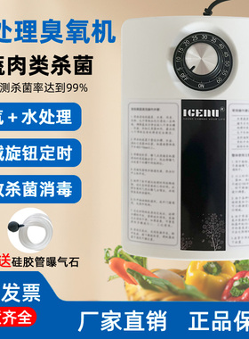 2000mg臭氧发生器家用洗菜消毒机果蔬肉类降解农残鱼缸水池消毒器