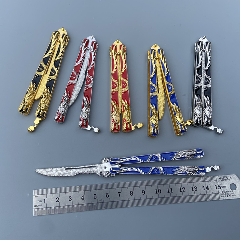 学生版耍酷未开刃折叠刀