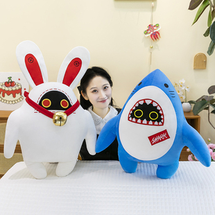 绝区零邦布鲨牙布公仔毛绒玩具招财布玩偶二次元游戏周边娃娃抱枕