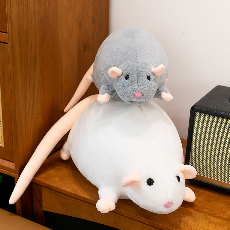 可爱花枝鼠玩偶毛绒公仔生日礼物