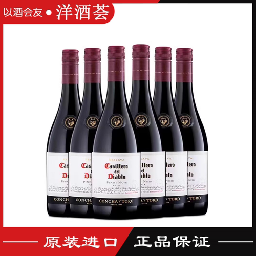红魔鬼黑皮诺干红葡萄酒红酒