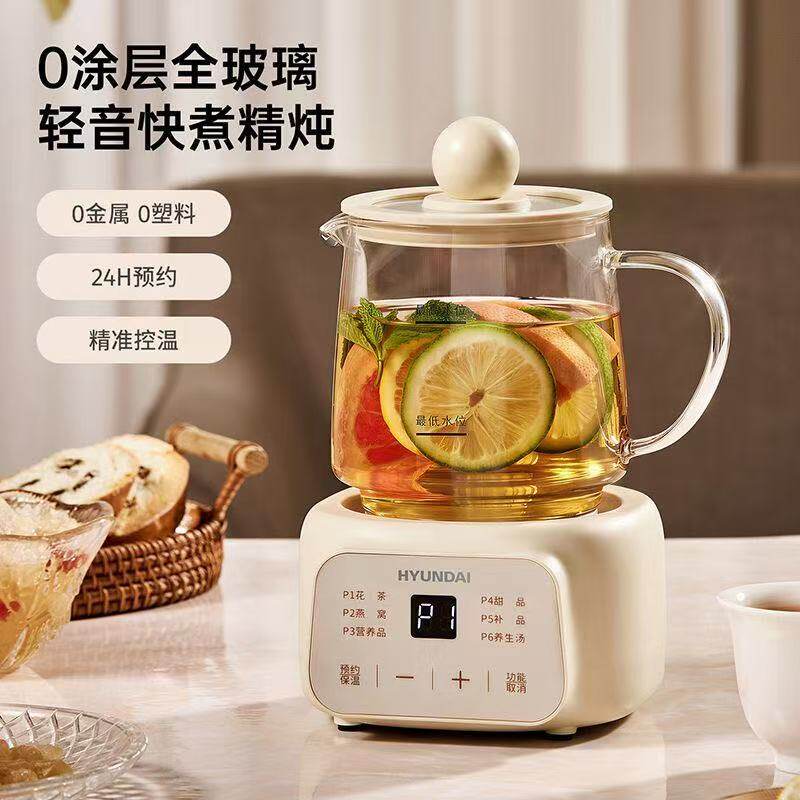 韩国养生壶办公室小型全自动加厚玻璃保温家用多功能煮茶烧水壶