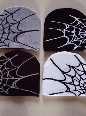 【现货】ALEX蜘蛛网提花针织帽男女保暖冷帽冬欧美潮