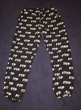 【现货】FTP FuckThe Population All OverPrint满印多标厚款卫裤
