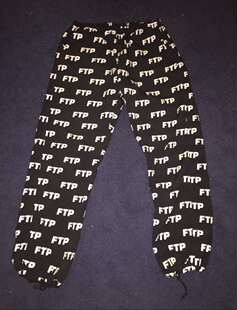 FuckThe FTP 现货 卫裤 All OverPrint满印多标厚款 Population