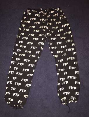 【现货】FTP FuckThe Population All OverPrint满印多标厚款卫裤