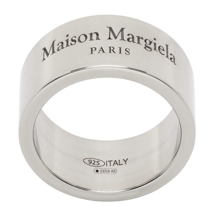 maison margiela 马丁·马吉拉 银色雕花戒指女