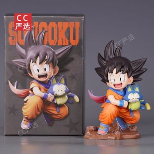 孫悟空手辦q版 GK手辦擺件 精美彩盒吸塑包裝 小悟空龍珠大魔潮玩