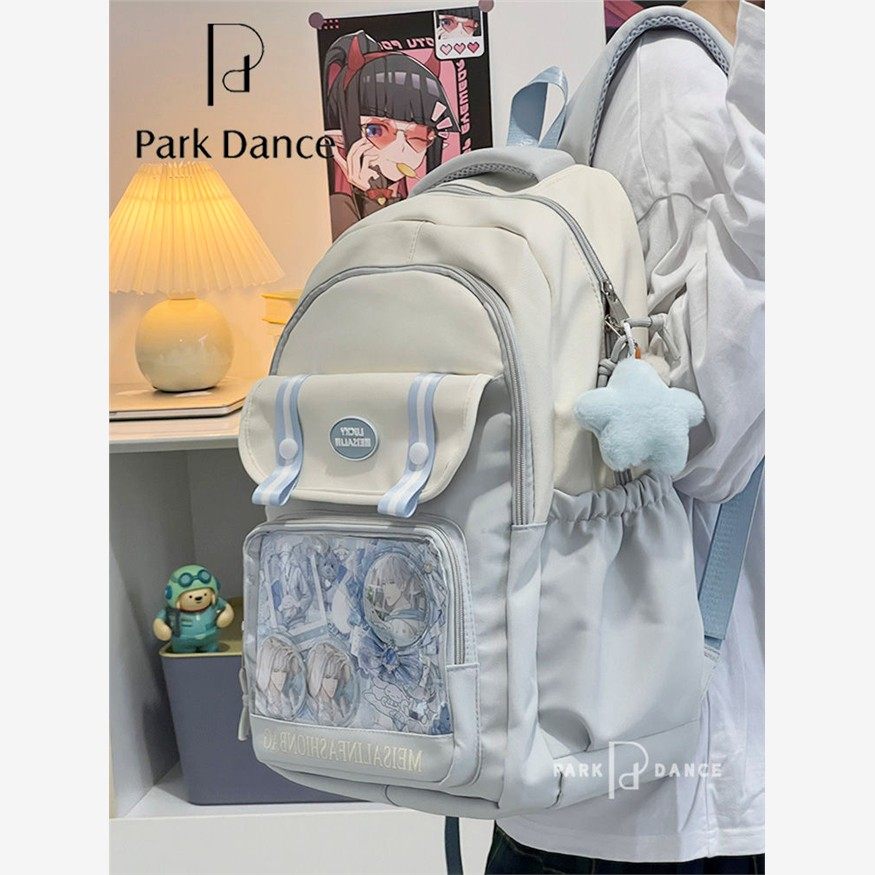 书包初中女生二次元【BLUE】透明痛包女日系初中女生高中生双肩包,个性定制/设计服务/DIY,双肩包定制,淘宝优惠券,粉丝福利购,淘宝优惠卷