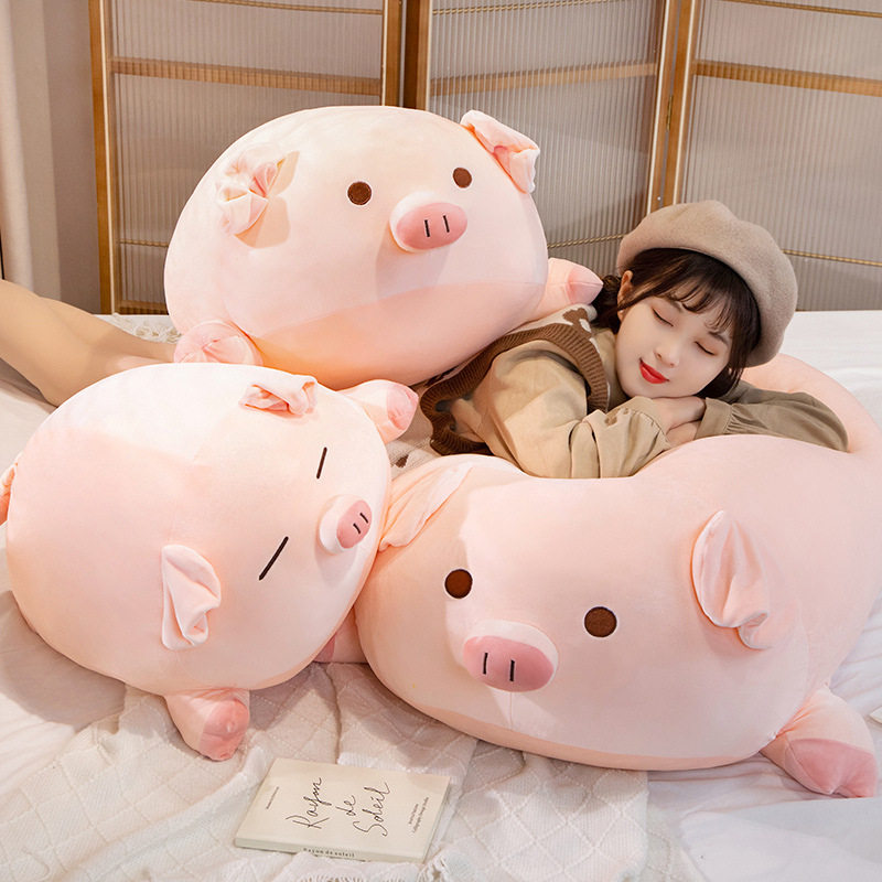 超软毛绒猪抱枕公仔女生礼物