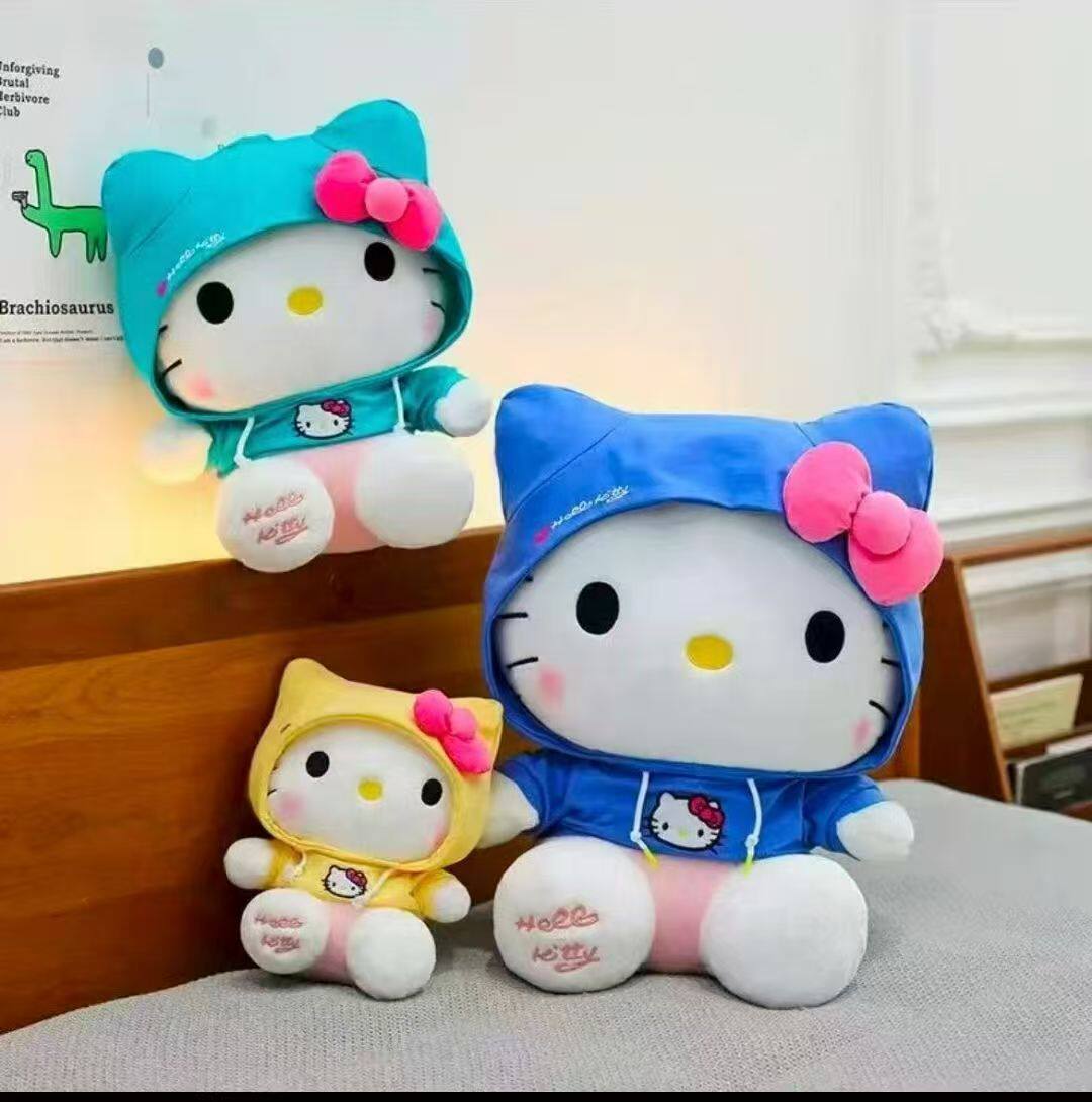 可爱运动凯蒂猫公仔凯蒂猫咪哈喽KT布娃娃玩偶女生日礼物毛绒玩具