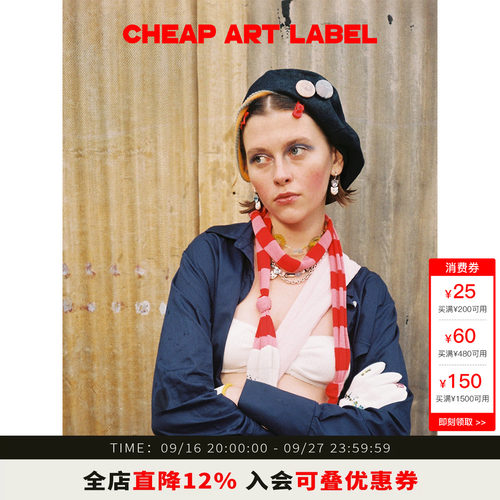 cheapartlabel双面贝雷帽画家帽