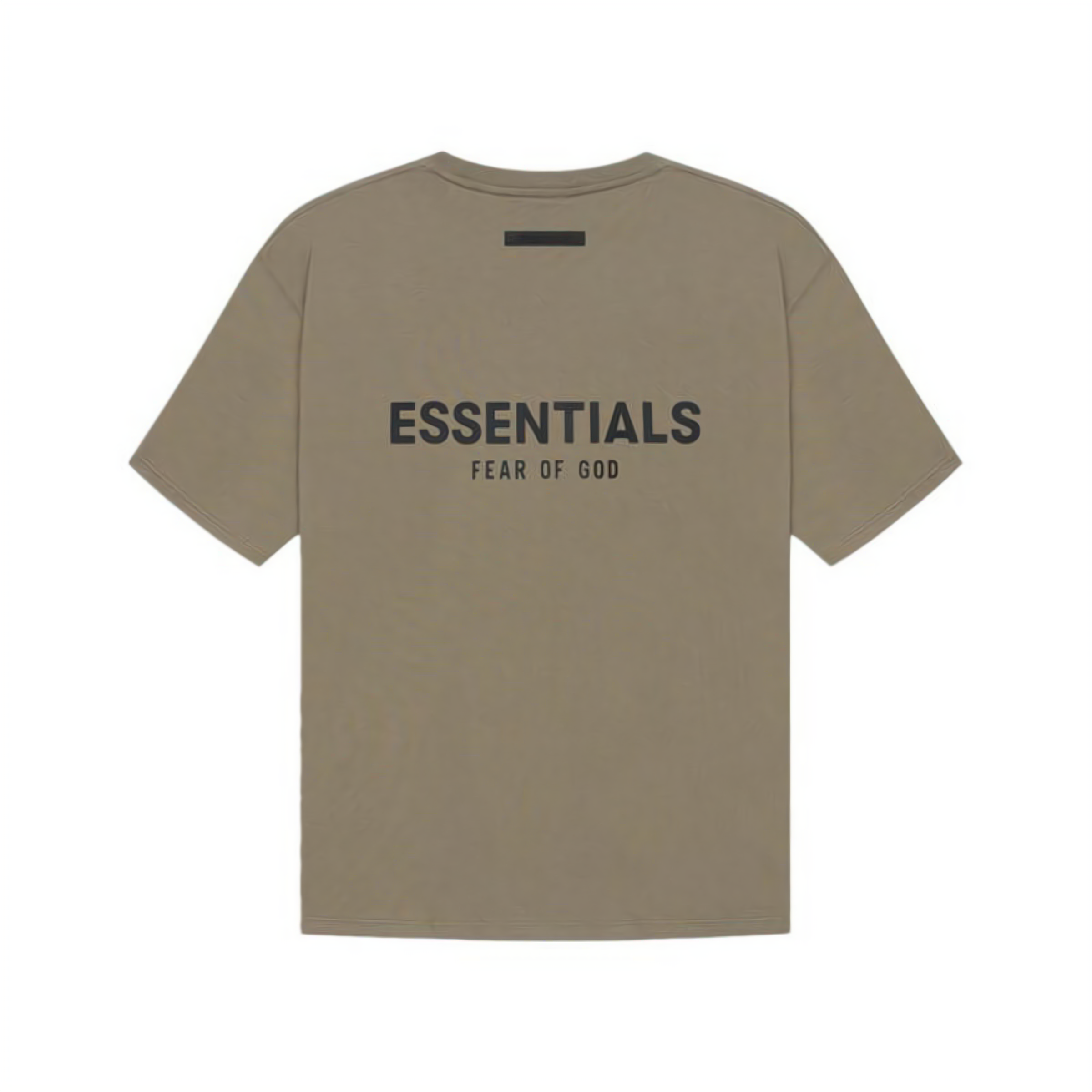 fog fear of god essentials复线潮牌背后字母高街宽松短袖t恤潮
