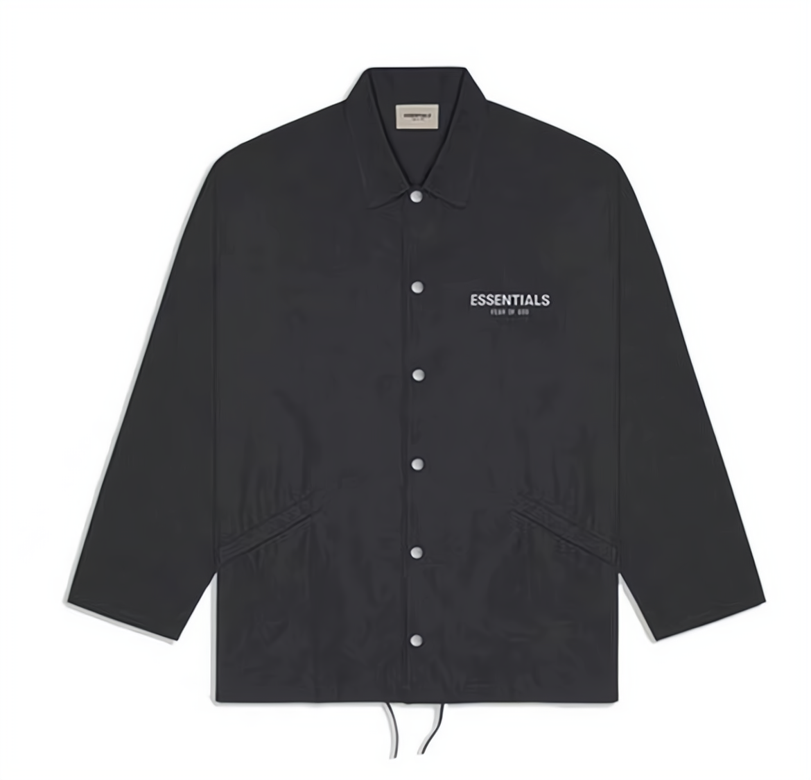 fog fear of god essentials新款复线高街反光字母教练夹克外套潮