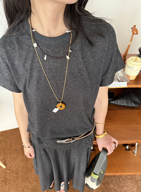 ASCRIPTION25春夏气质显瘦天丝麻套装