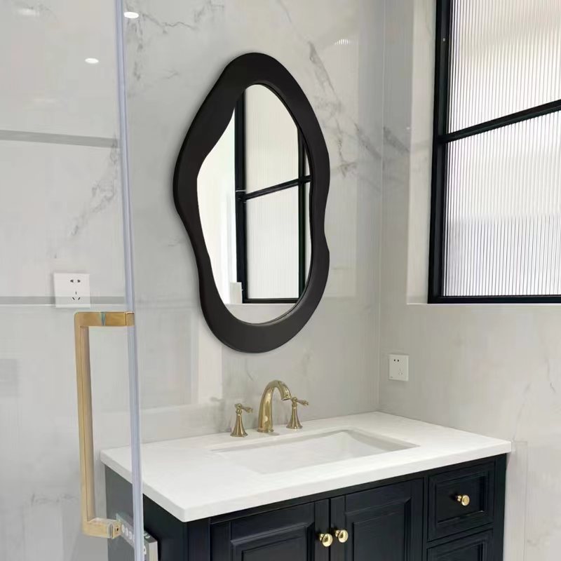 浴室镜不规则ins洗手台化妆镜子