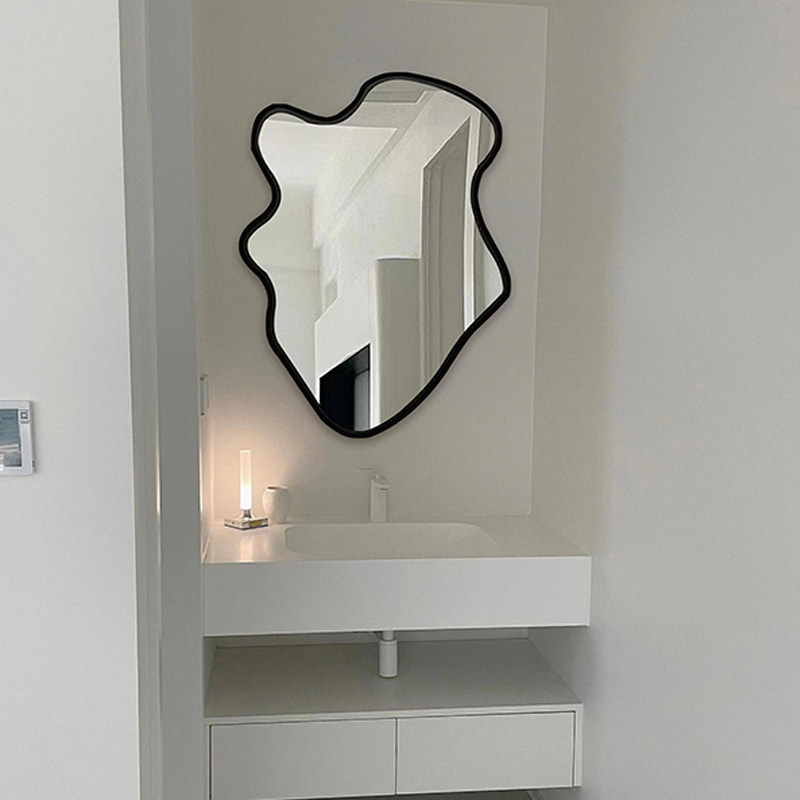 异形led智能浴室镜家用带灯卫生间镜子桌面不规则造型挂墙梳妆镜,住宅家具,化妆镜,淘宝优惠券,粉丝福利购,淘宝优惠卷