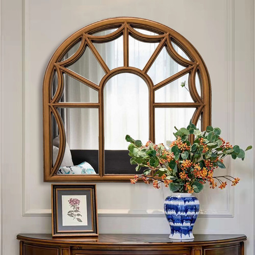 美式复古样板房假窗挂镜装饰镜子
