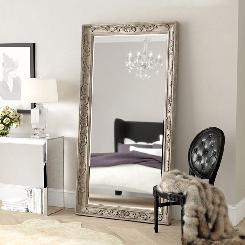 欧式风巴洛克宫廷古典雕花全身镜