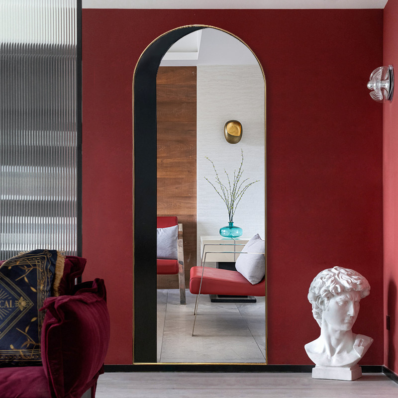 欧式家用客厅落地镜全身镜穿衣镜衣帽间试衣镜ins风网红挂镜定制在类目 住宅家具, 镜子类, 穿衣镜中 - 来自Buy2taobao.com提供专业的淘宝代购服务