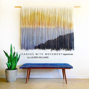 北欧波西米亚·海景风手工个性染色壁毯家装民宿沙发卧室背景挂毯