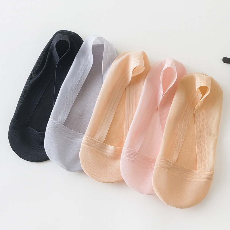 冰丝船袜女夏季薄款浅口高跟鞋不掉跟袜隐形硅胶防滑单鞋黑色袜子,女士内衣/男士内衣/家居服,船袜,淘宝优惠券,粉丝福利购,淘宝优惠卷