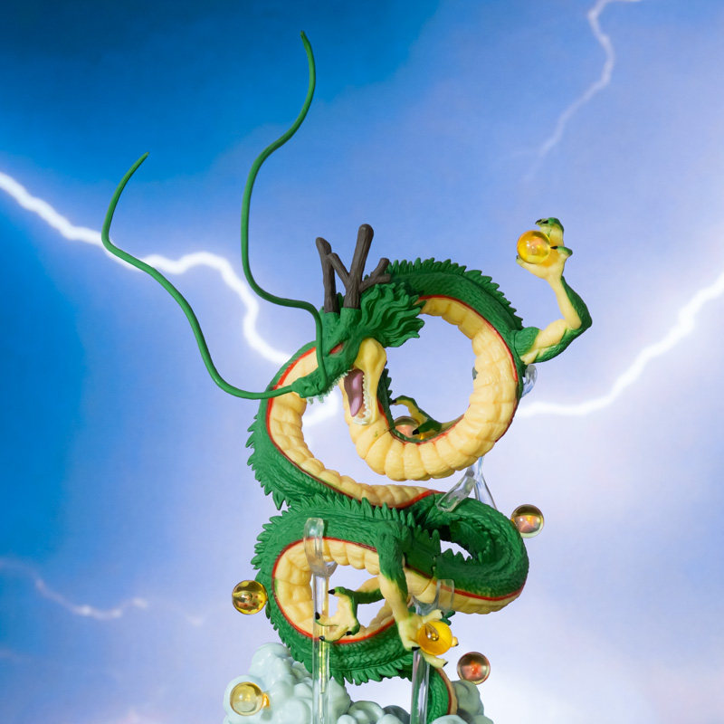 七龙珠召唤神龙地球许愿机手办桌面龙神gk绿色神龙摆件