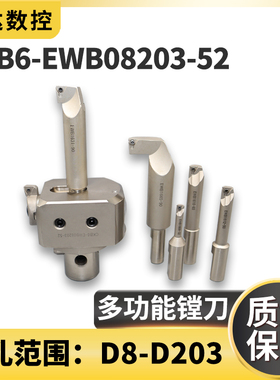 CKB6-EWB08203-52高精度多功能镗刀BT40BT50小孔径微调精镗刀2084