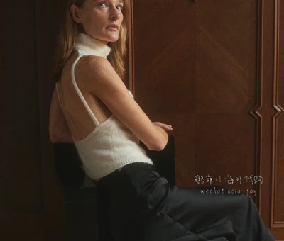 rohe露背高领背心rohe露背背心