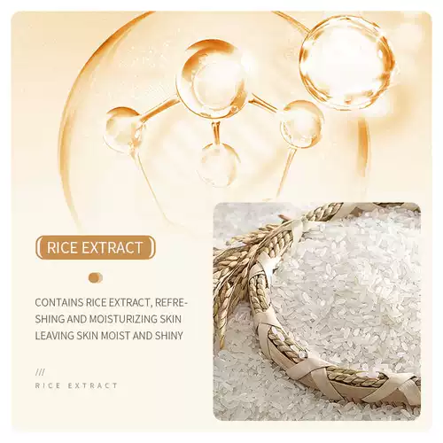 Рис сырого набора по уходу за кожей риса с отбеливанием кожи набор для ухода за кожей сыворотки сыворотки