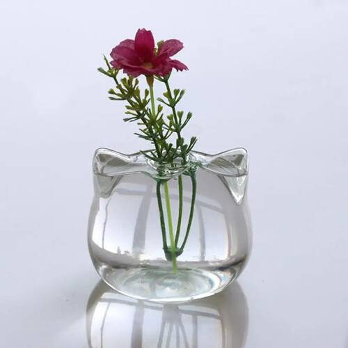 Terrarium Vase Cat Shape Hanging Vase   Containers Wedding
