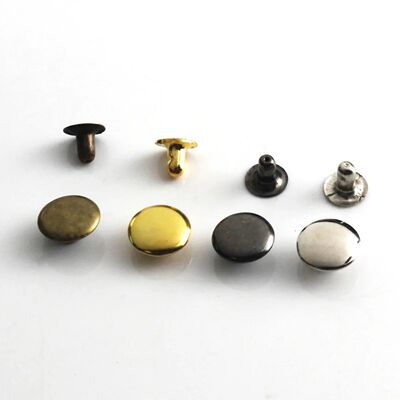 100sets 3mm~10mm Metal Single Cap Rivets Studs Round Rivet f