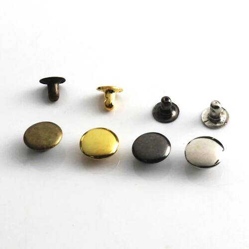 100sets 3mm~10mm Metal Single Cap Rivets Studs Round Rivet f