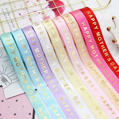 5Yards Mother's Day Thread Ribbons Cake Gifts Box Packaging