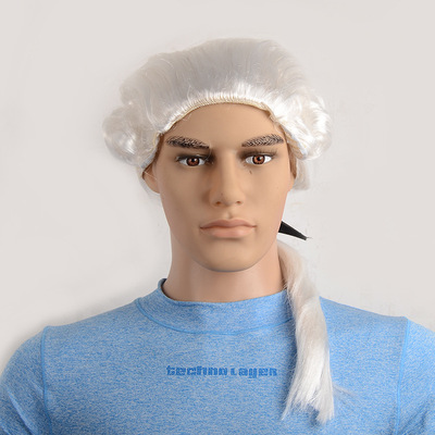 Personalized White Men's Long Style, Film And Television Sho